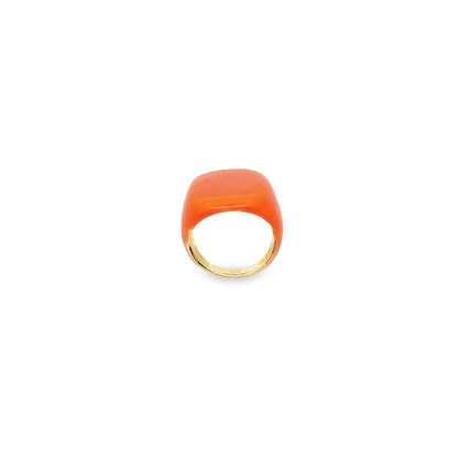 Colorful Enamel Dome Ring