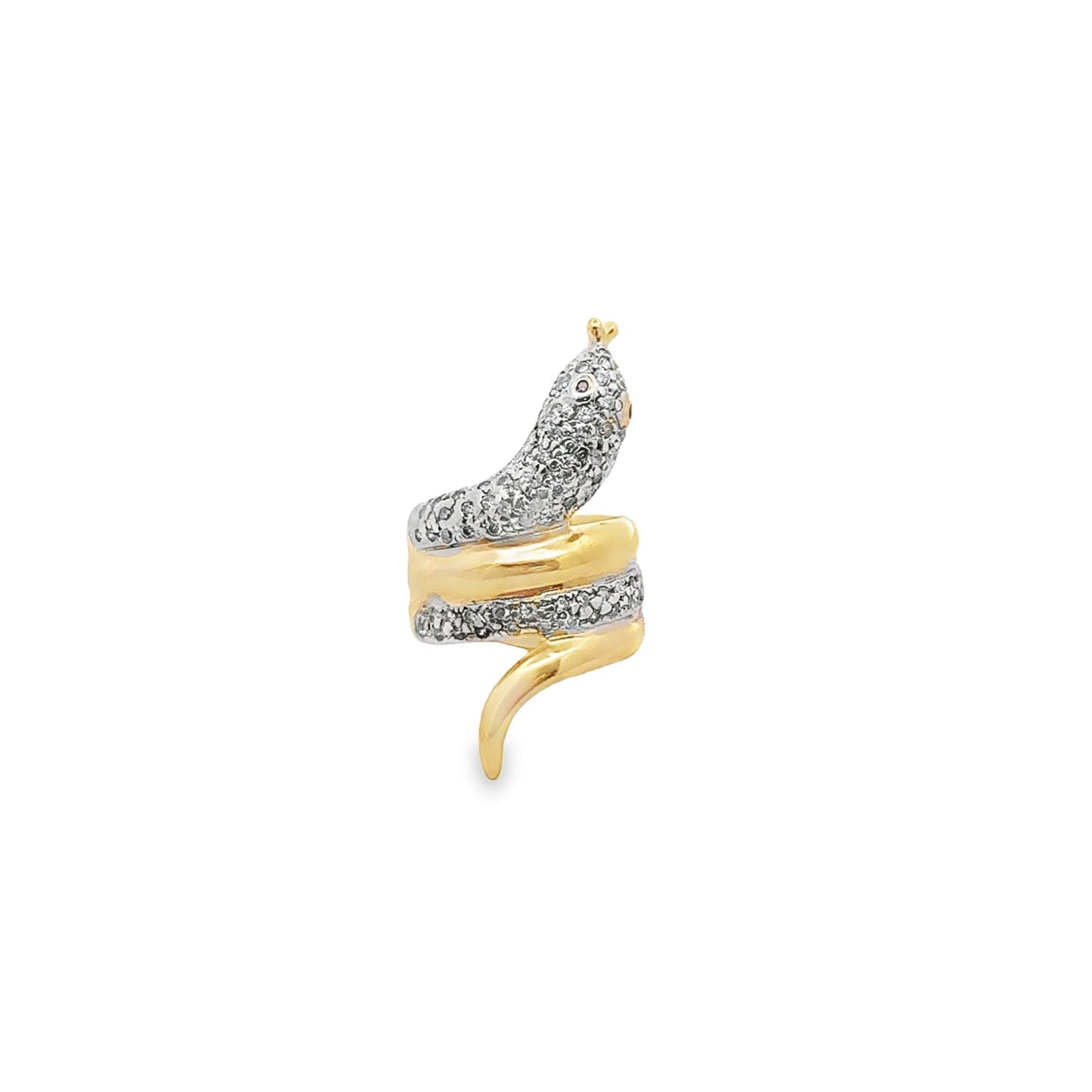 CZ Snake Ring