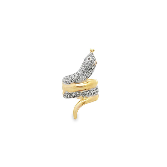 CZ Snake Ring