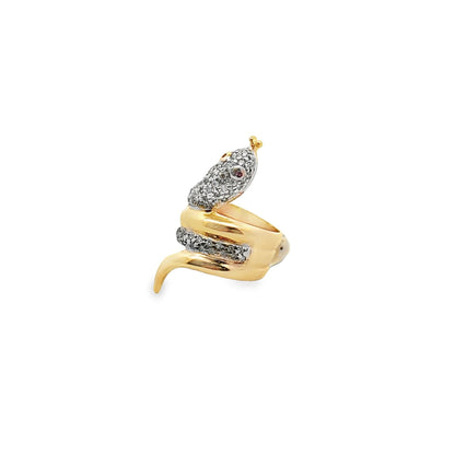 CZ Snake Ring