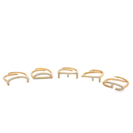 Initial Name Letter Ring