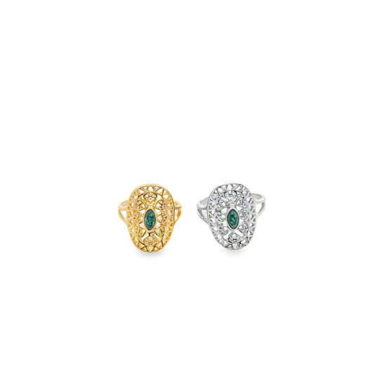 Jadeite Vintage-Style Ring
