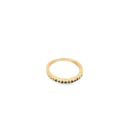 Slim Ring With CZ Stones