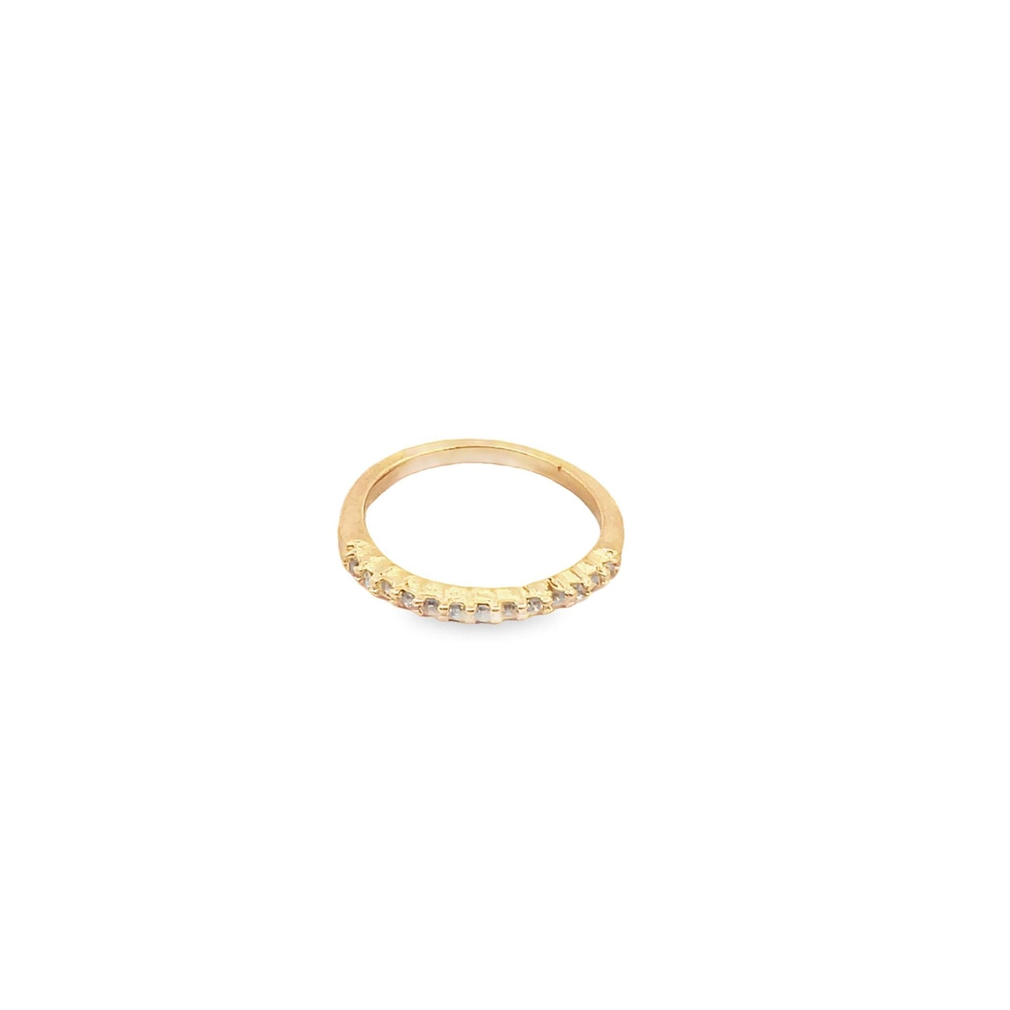 Slim Ring With CZ Stones
