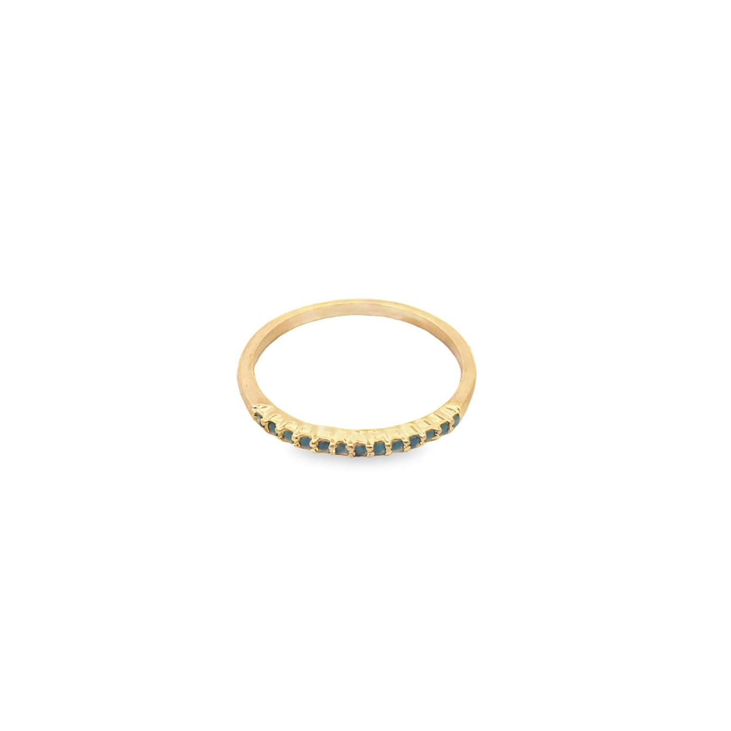 Slim Ring With CZ Stones