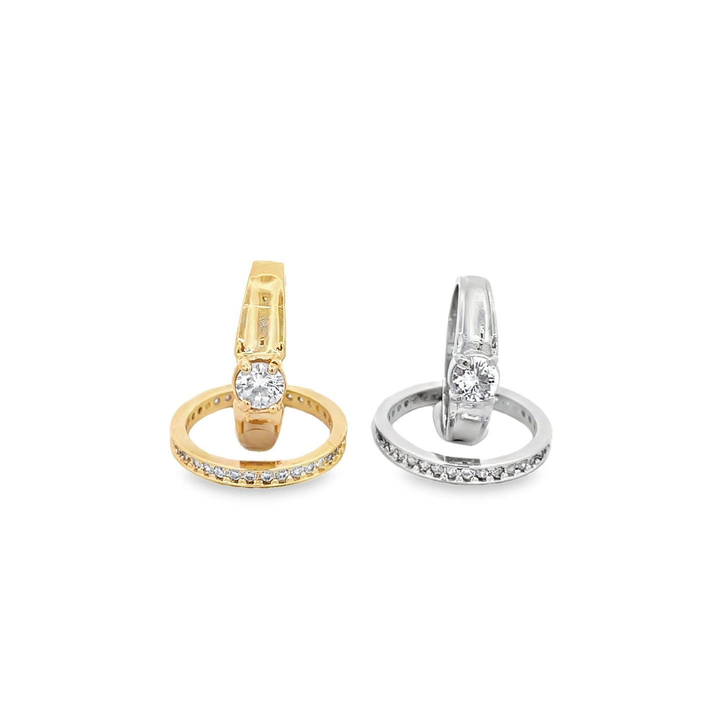 Wedding Band and Engagement Ring Set