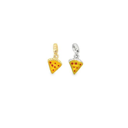 Enamel Pizza Pendant Charm