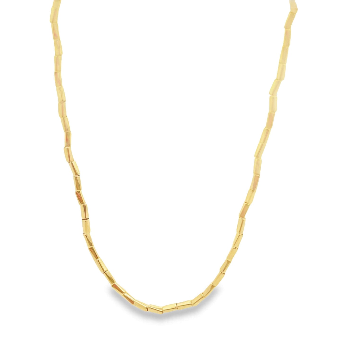 Eccentric Crumbled Style Bar Link Chain (H225)
