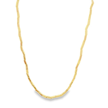 Eccentric Crumbled Style Bar Link Chain (H225)