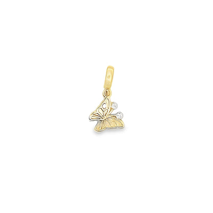 Enamel Butterfly Pendant Charm