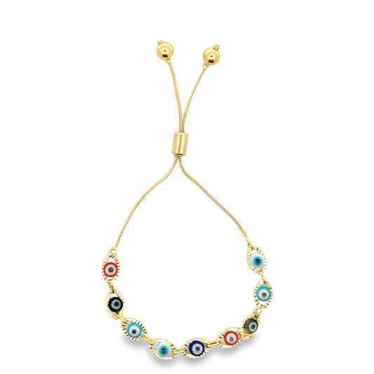 Evil Eye Adjustable Bracelet