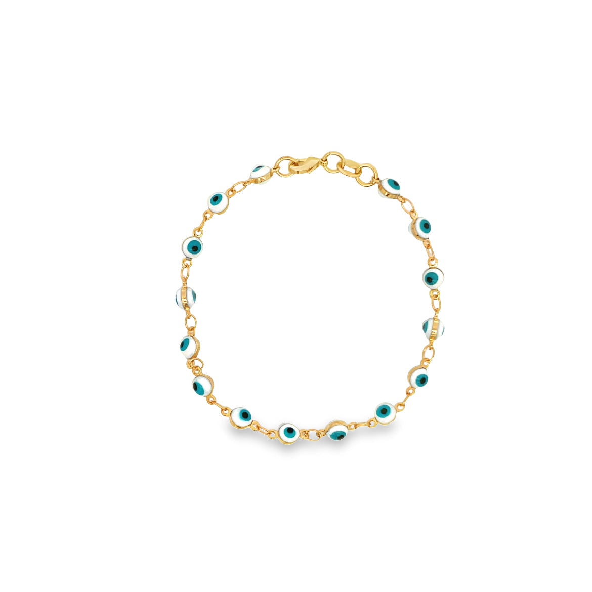 White Evil Eye Bracelet