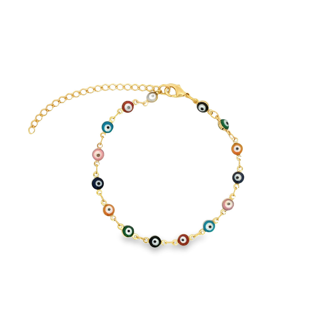 Multicolor Evil Eye Bracelet