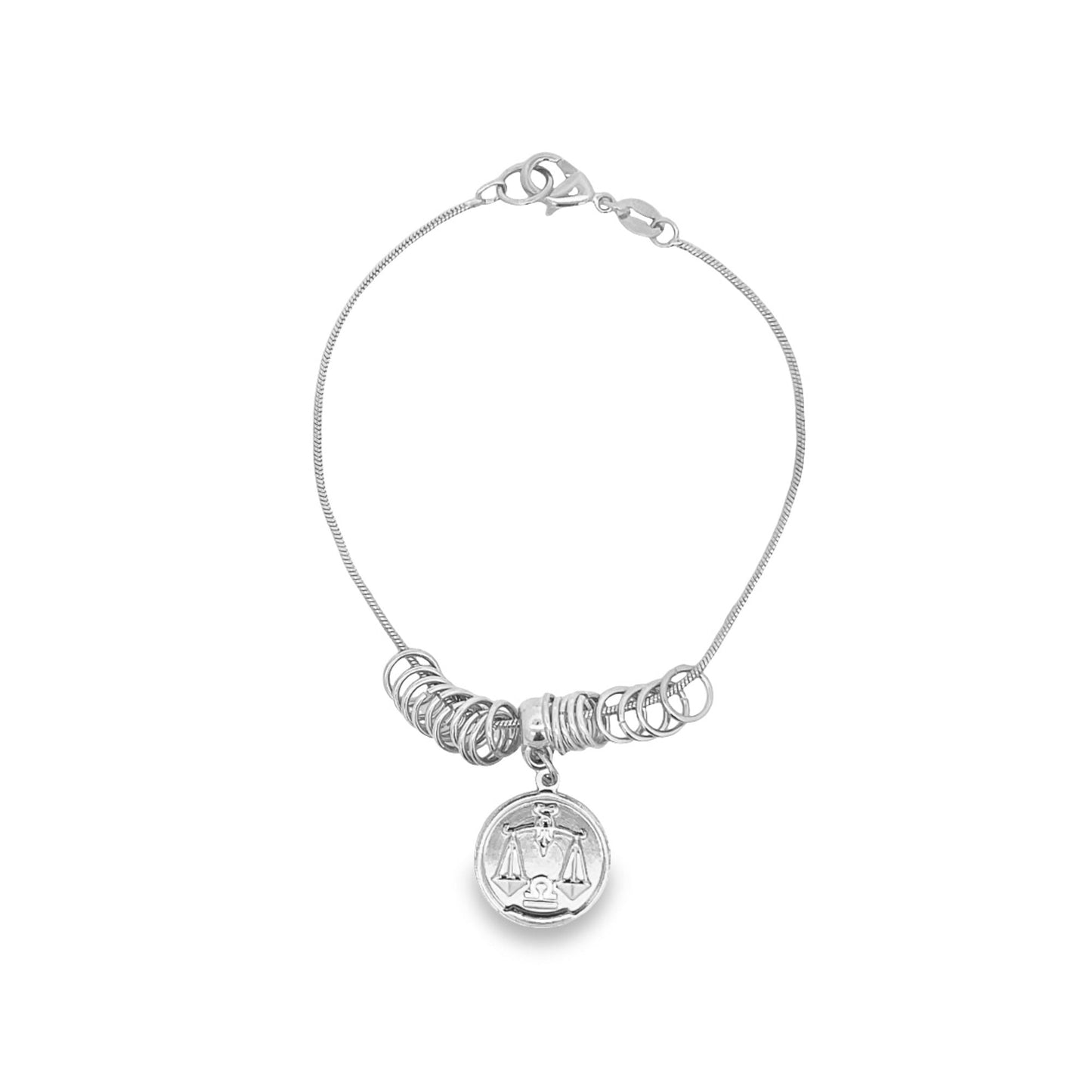 Astrology Zodiac Signs Medallion Charm Bracelet