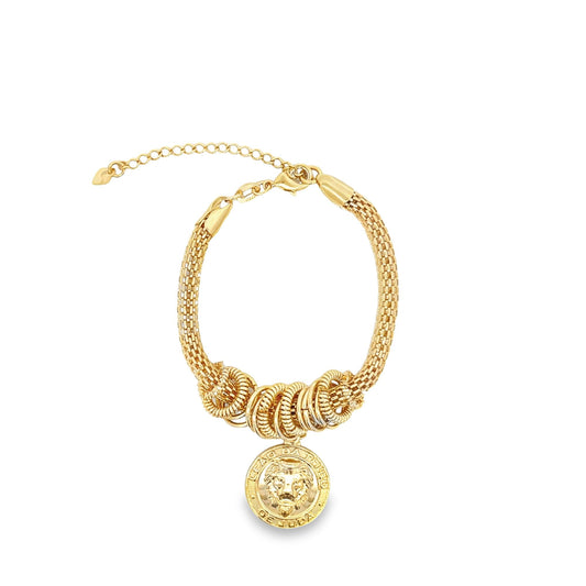 Lion Of Judah Charm Bracelet