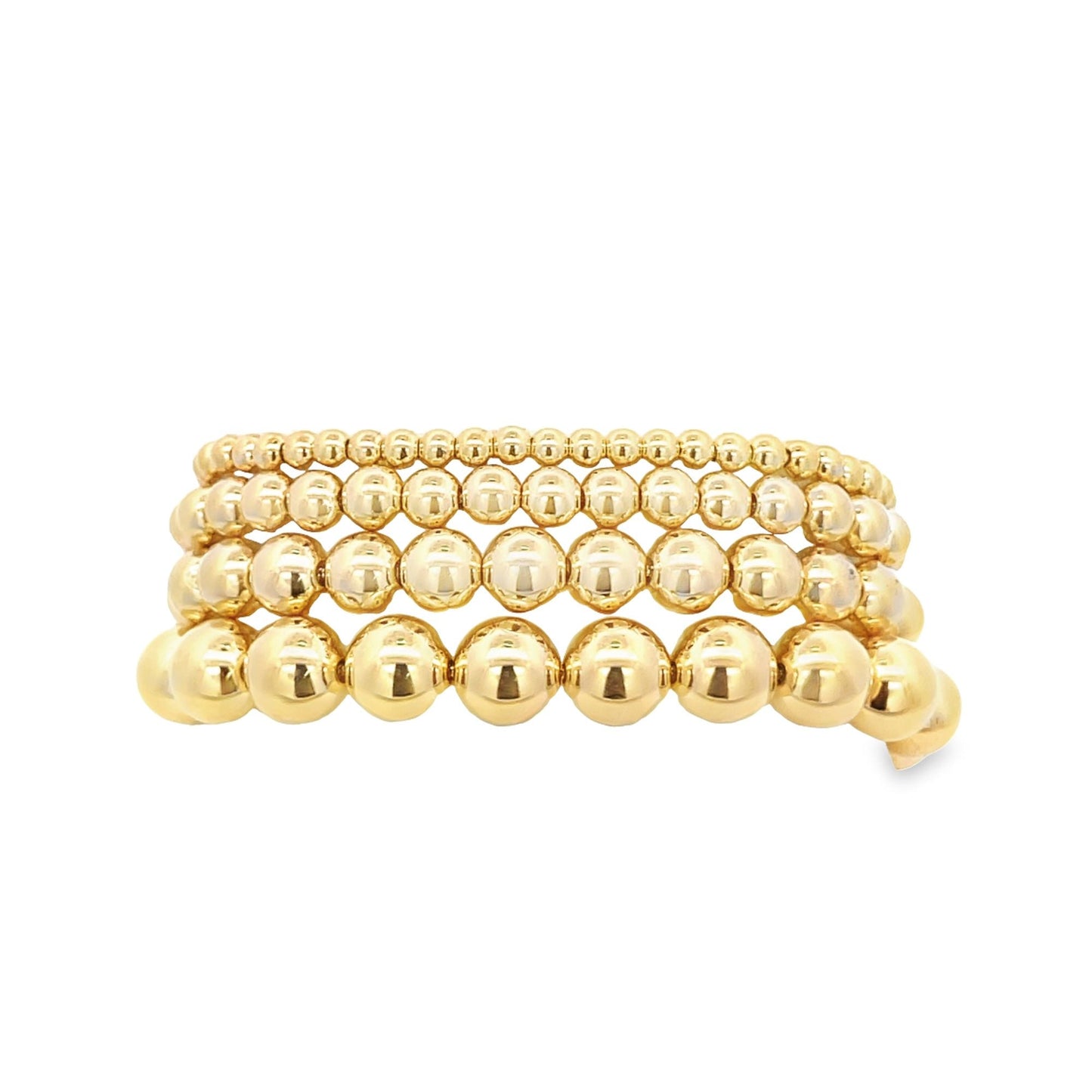4,6,8,10mm Adjustable Bead Bracelet (I70-I71,I83)