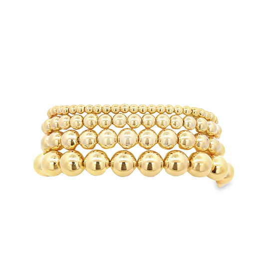 4,6,8,10mm Adjustable Bead Bracelet (I70-I71,I83)