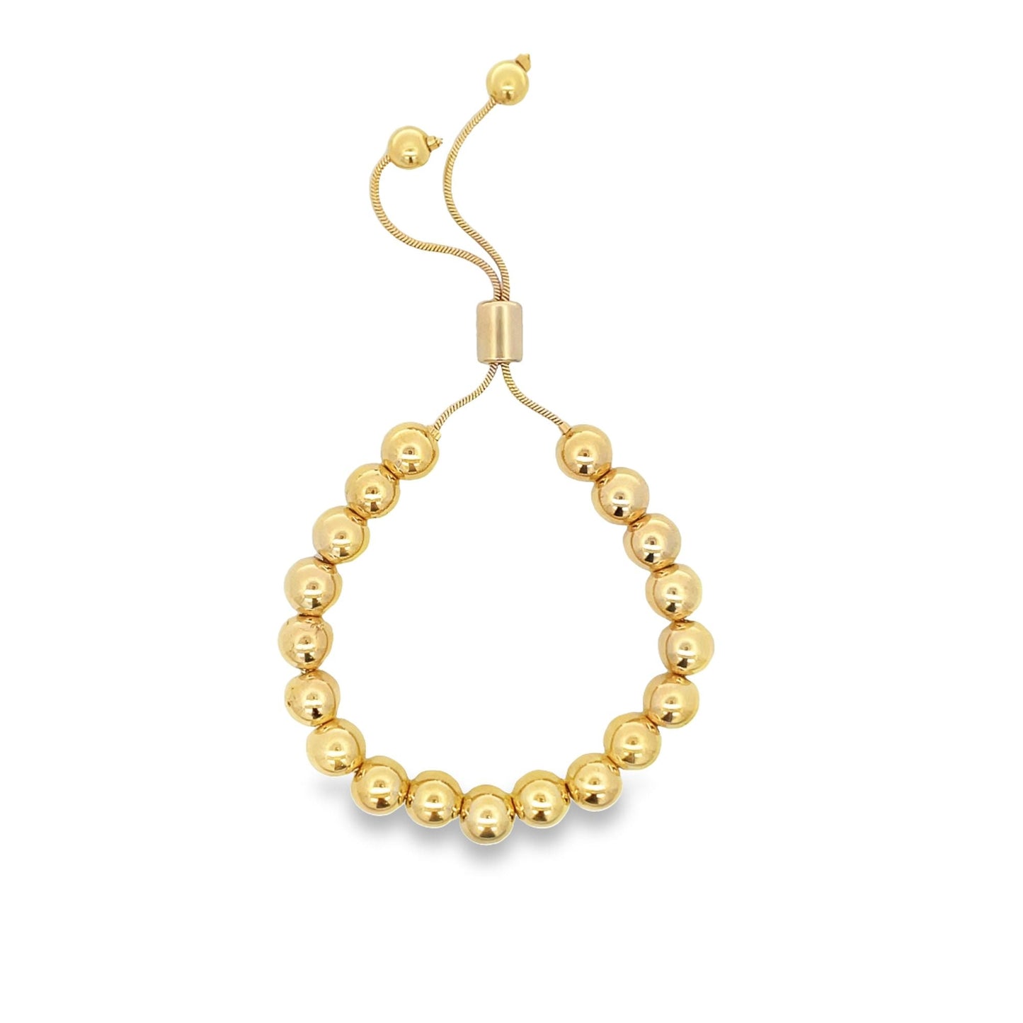 4,6,8,10mm Adjustable Bead Bracelet (I70-I71,I83)