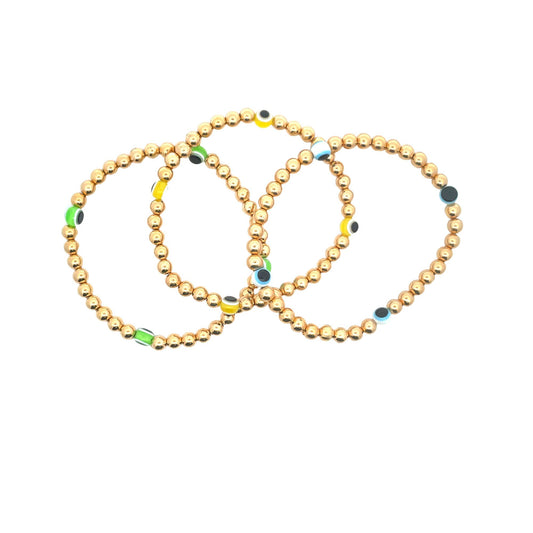 Beaded Evil Eye Bracelet