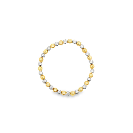 Two Tone Beaded Bracelet