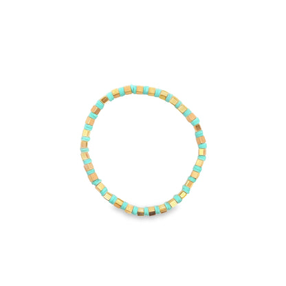 Colorful Polymer Beaded Bracelet