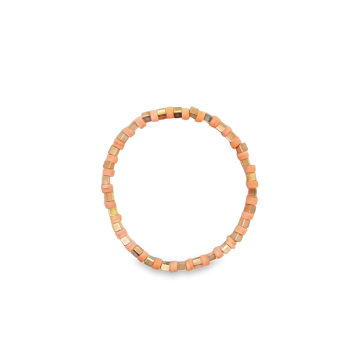 Colorful Polymer Beaded Bracelet
