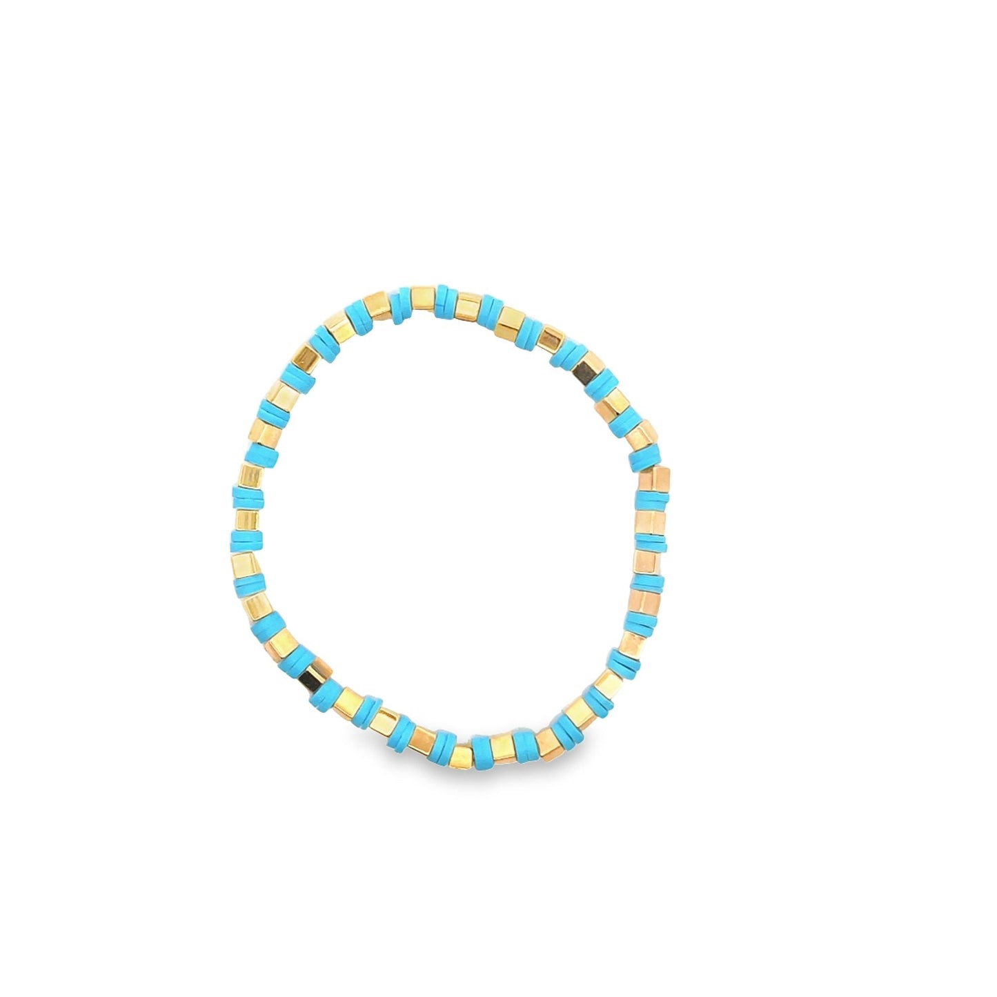 Colorful Polymer Beaded Bracelet