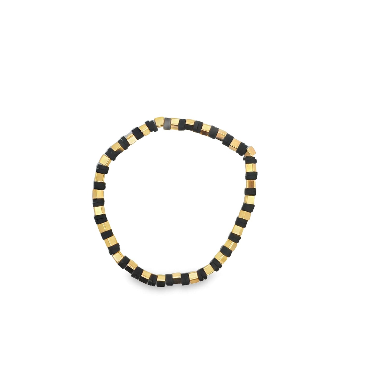 Colorful Polymer Beaded Bracelet