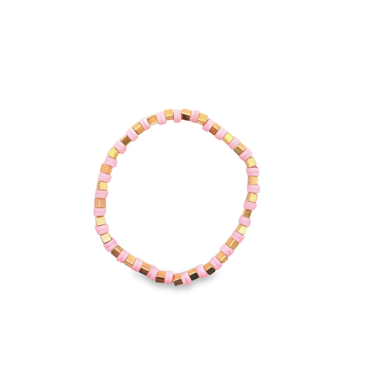 Colorful Polymer Beaded Bracelet