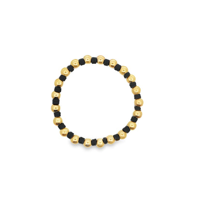 12 Colors Gold Bead Bracelet Polymer Clay Disc