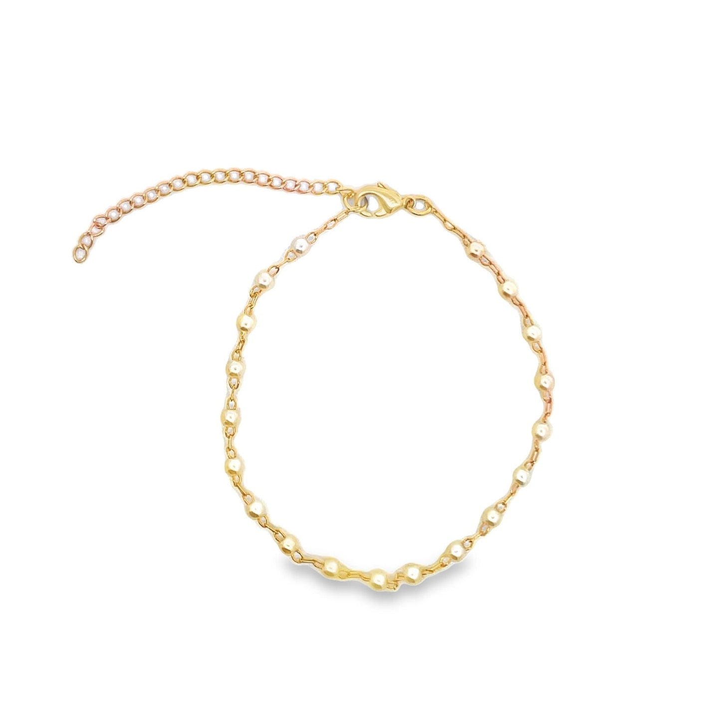 3mm Synthetic Pearl Bracelet