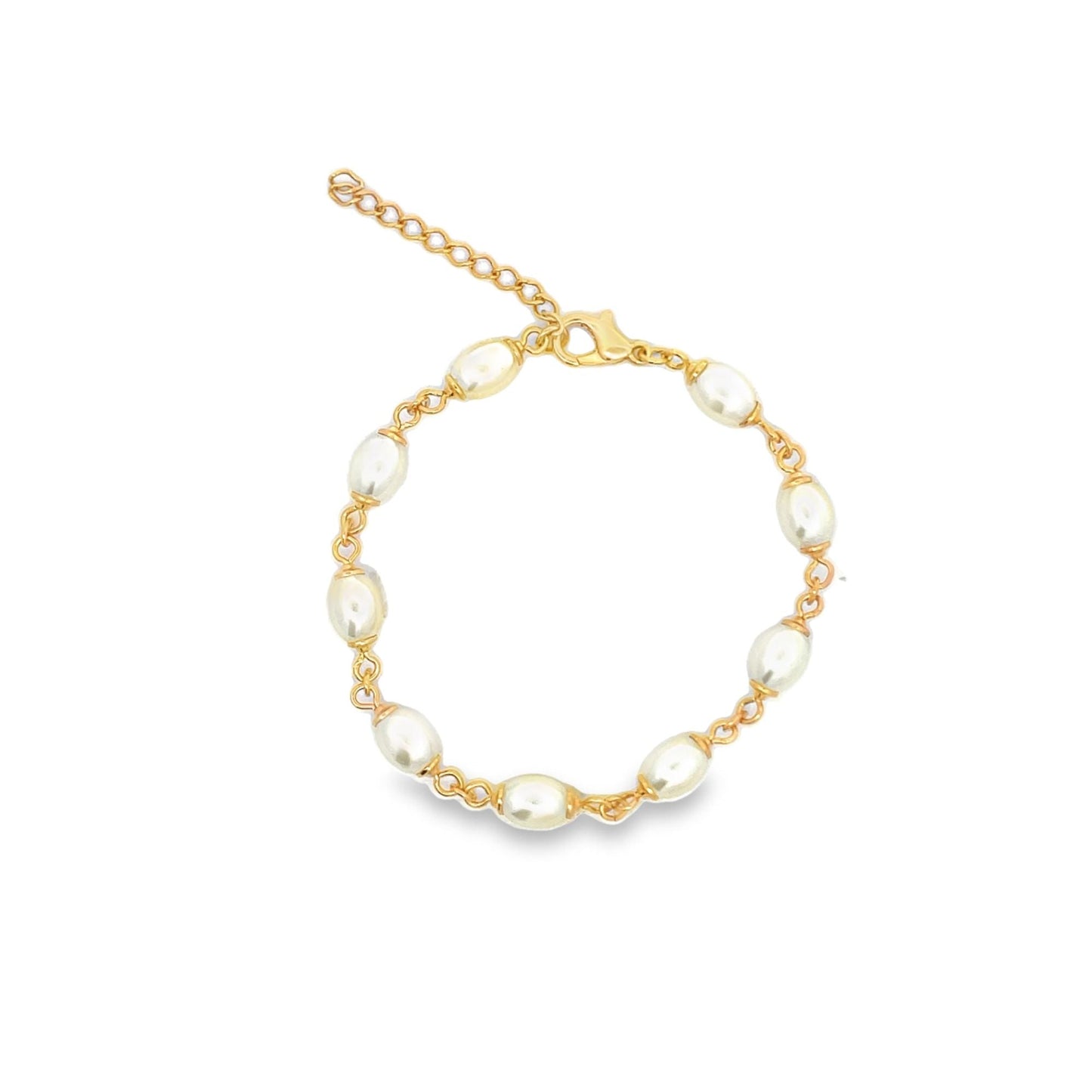 Oval Pearl Bracelet