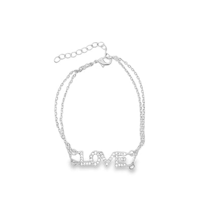 CZ Love Buckle Bracelet