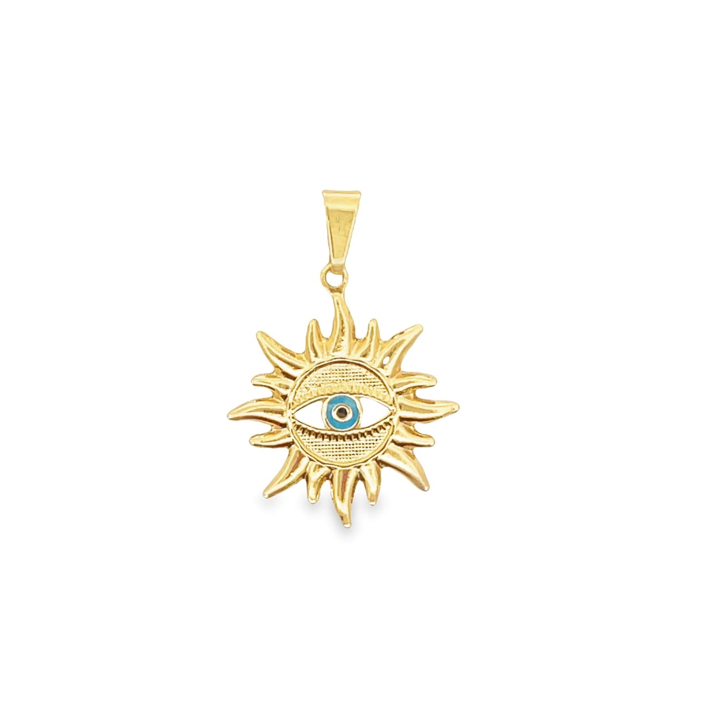 Sun Evil Eye Pendant