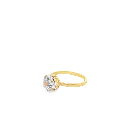CZ Thick Ring Band