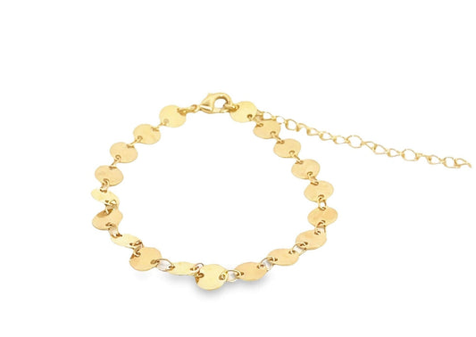 Flat Ball 6mm Disc Bracelet