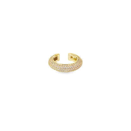 Simple CZ Paved Ear Cuff