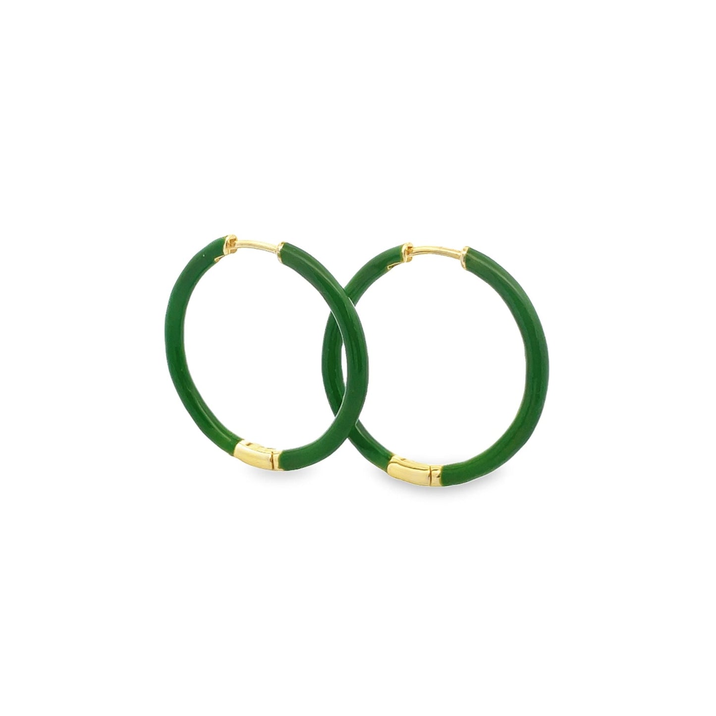 Modern Dark Off-Pastel Colored Hoops