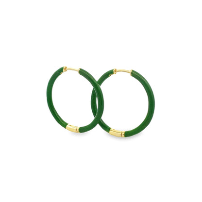 Modern Dark Off-Pastel Colored Hoops