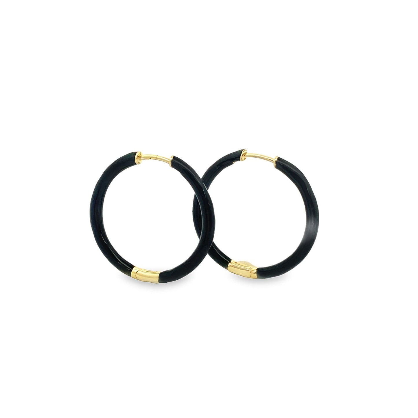 Modern Dark Off-Pastel Colored Hoops