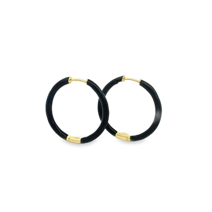 Modern Dark Off-Pastel Colored Hoops