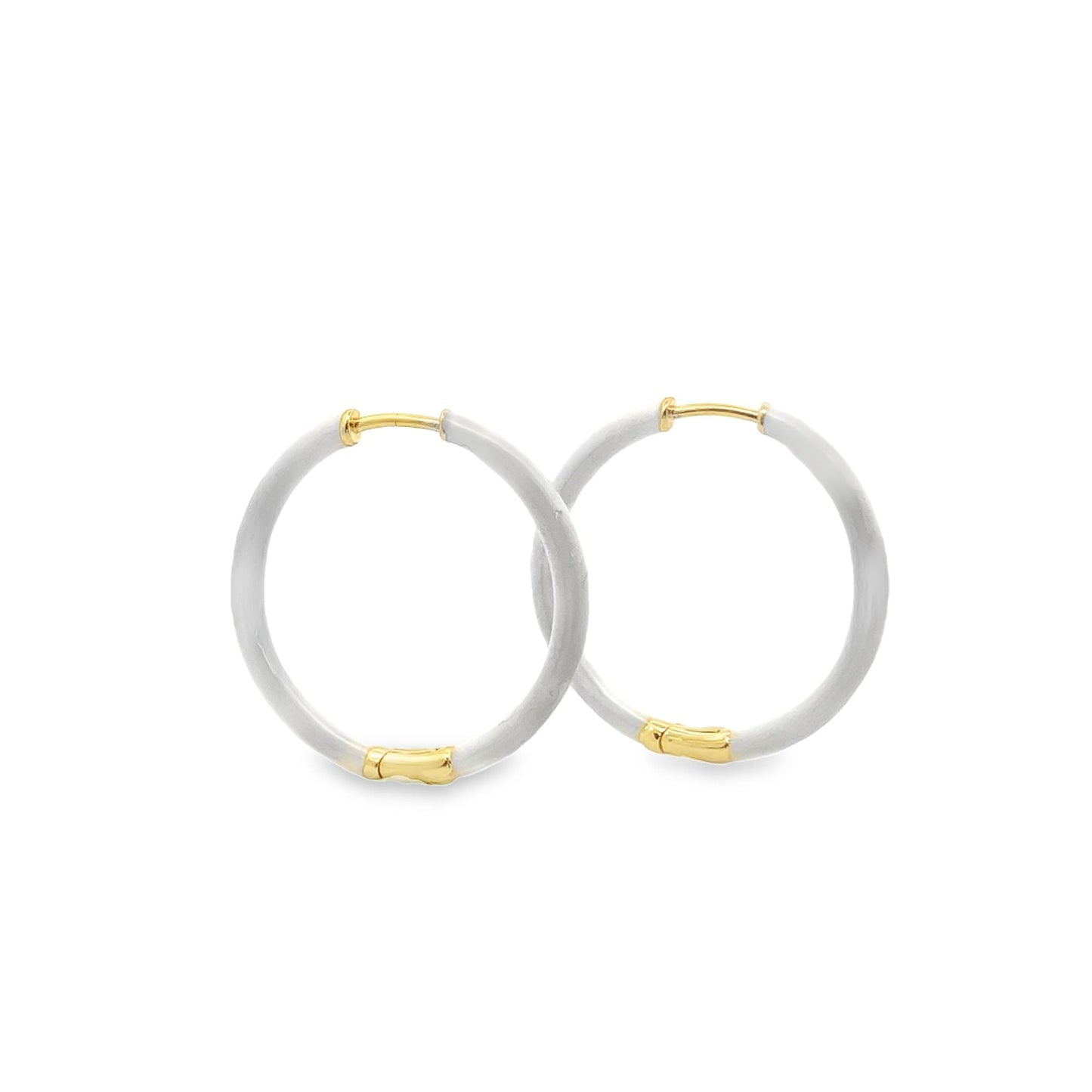 Modern Dark Off-Pastel Colored Hoops