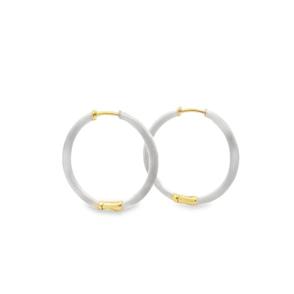 Modern Dark Off-Pastel Colored Hoops