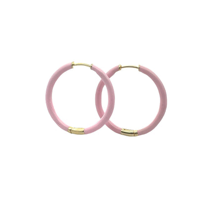 Modern Dark Off-Pastel Colored Hoops