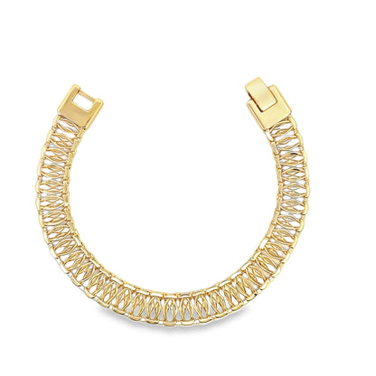 Double Cuban Link Chain Bracelet