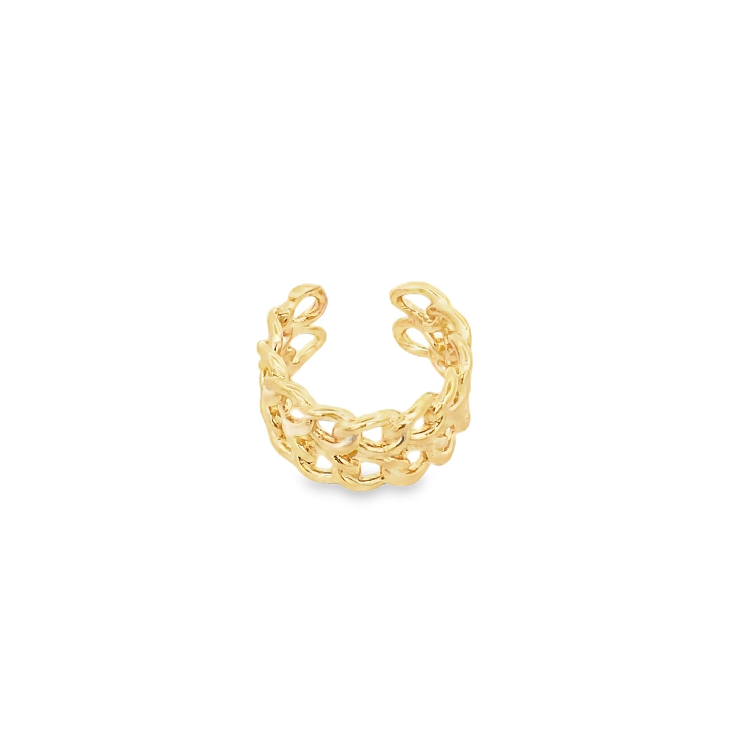 18K Gold Filled Double Braided Ring