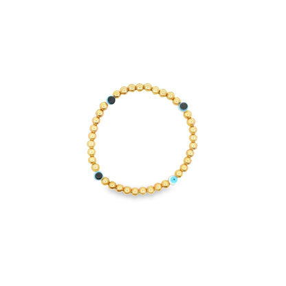 Beaded Evil Eye Bracelet