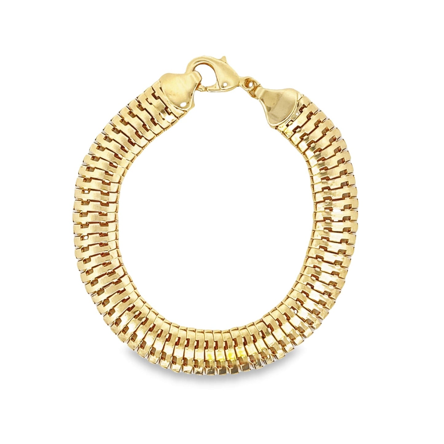 10mm Round Snake Chain Bracelet