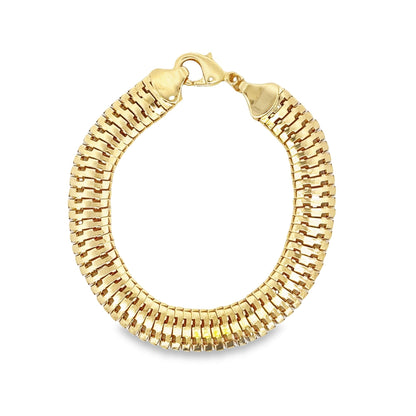10mm Round Snake Chain Bracelet