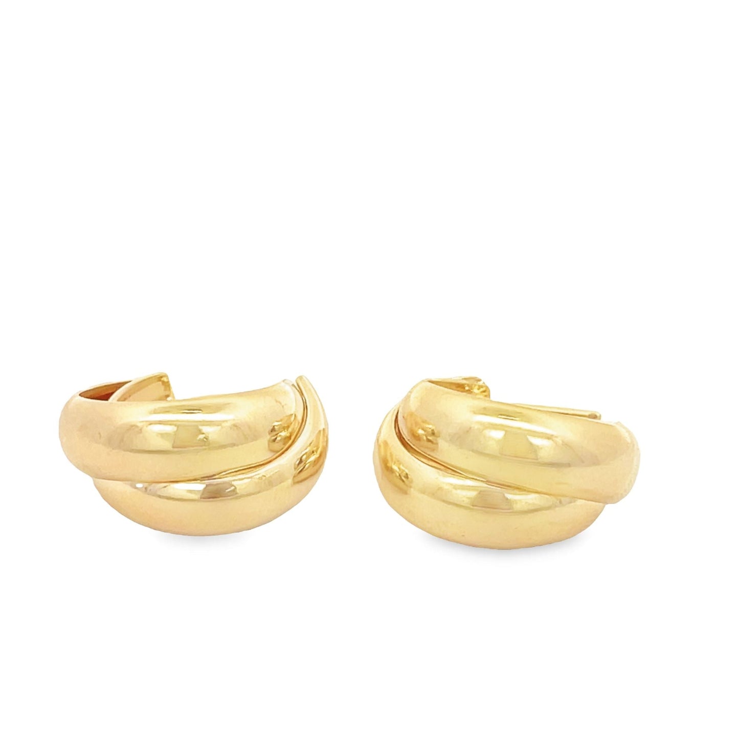 Tiny Entangled Thick Wide Hoops